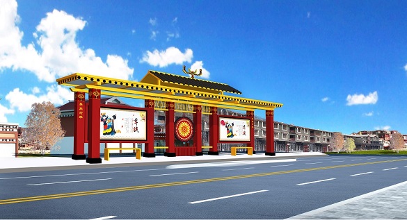 藏族客運(yùn)站候車棚