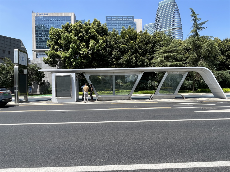 智能公交站臺(tái)/智慧公交站臺(tái)/智能候車亭/太陽(yáng)能侯車亭